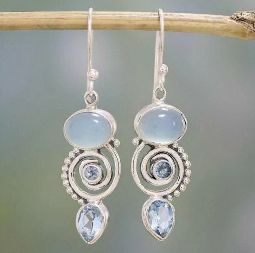 Elegant Moonstone Earrings