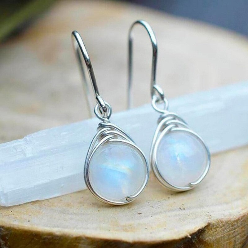 Elegant Moonstone Earrings