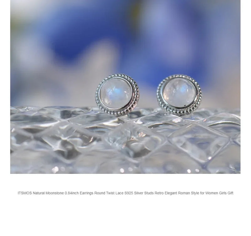 Elegant Moonstone Earrings