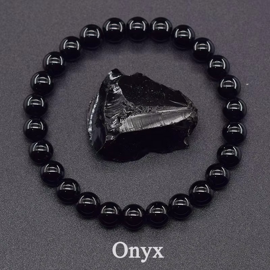 Elegant Onyx Beaded