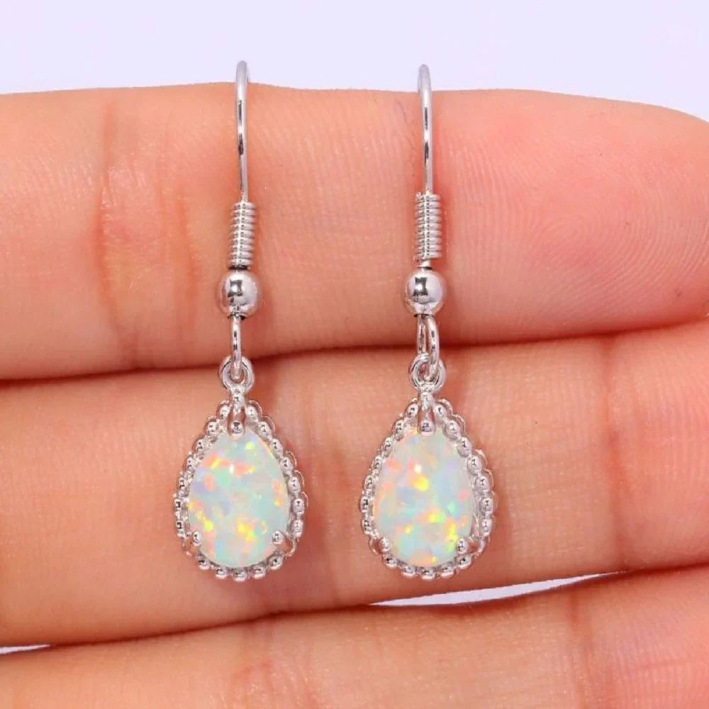Elegant Opal Earrings