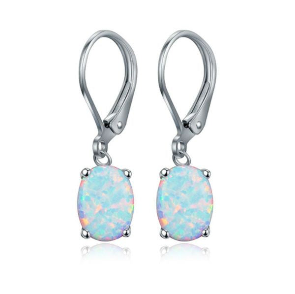 Elegant Opal Earrings