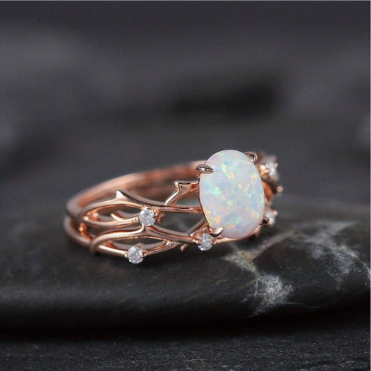 Elegant Opal Ring