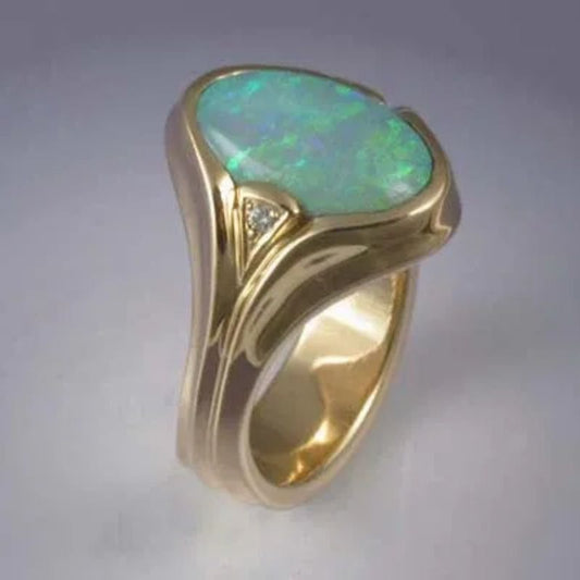 Elegant Opal Ring