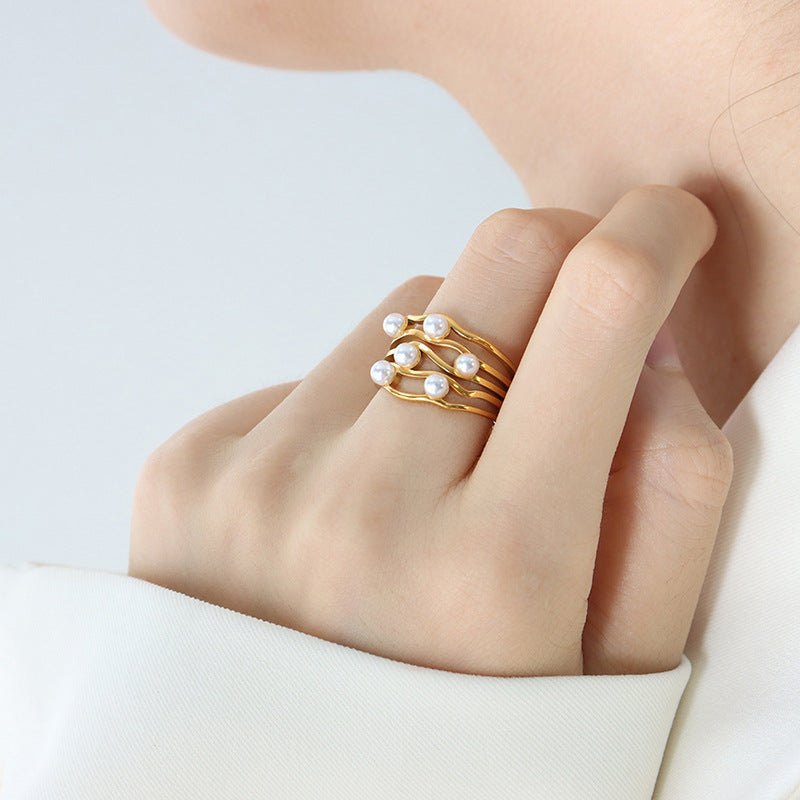 Elegant Pearl Ring