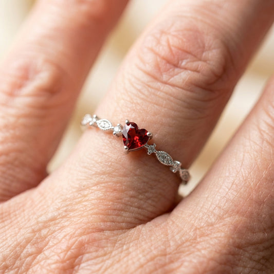 Red Heart Ring