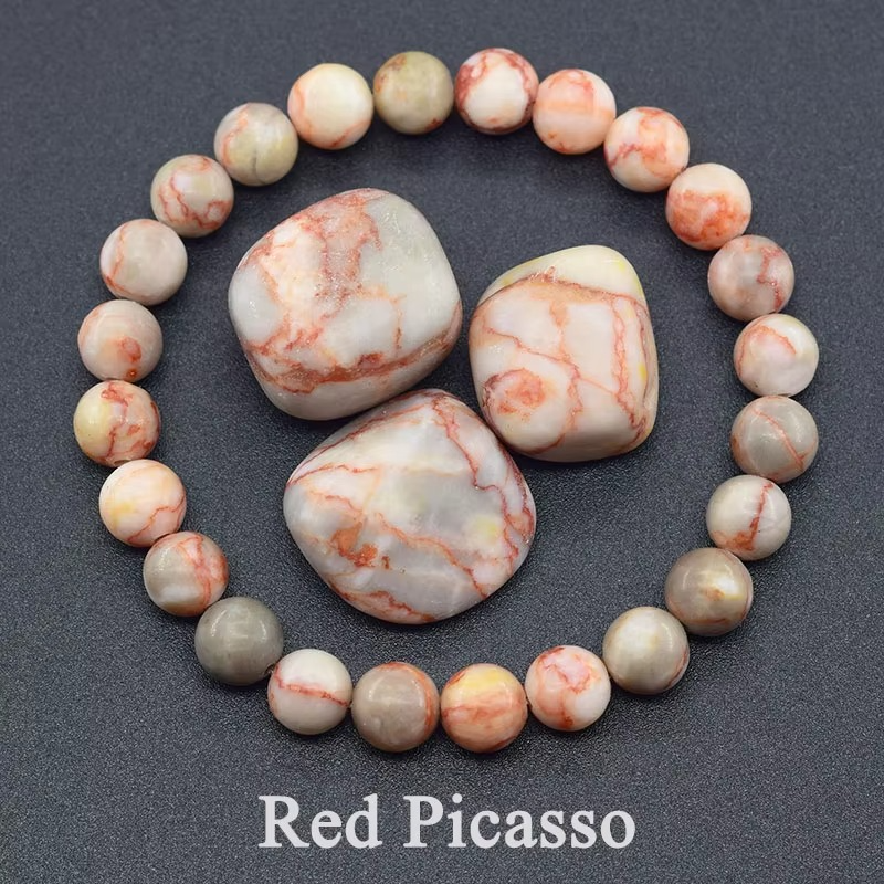 Elegant Red Picasso Bracelet