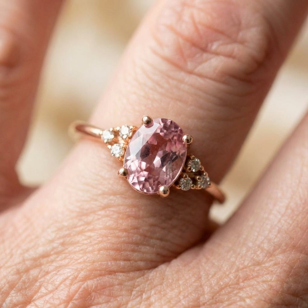 Rose Gold Oval Ring