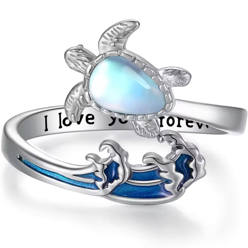 Elegant Sea Turtle Ring