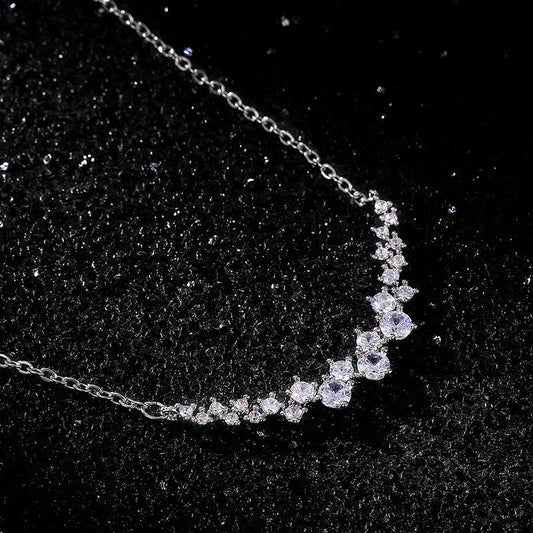 Elegant Silver Cluster Arc