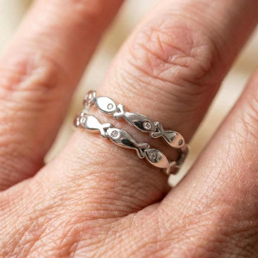 Silver Fish Ring