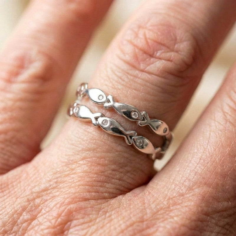 Silver Fish Ring