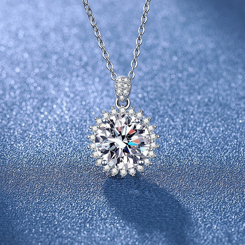 Elegant Silver Large Sunburst