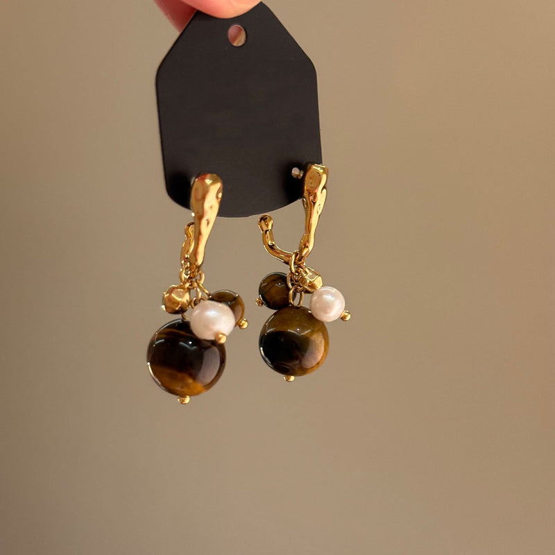 Elegant Smoky Quartz Earrings