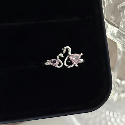 Elegant Swan Ring