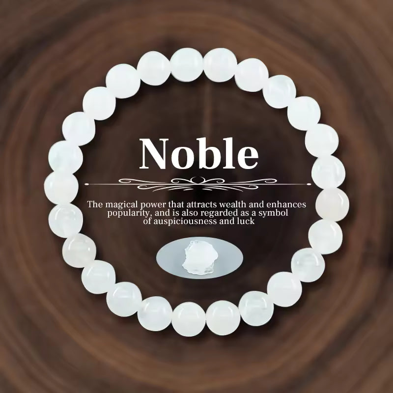Elegant White Jade Bracelet