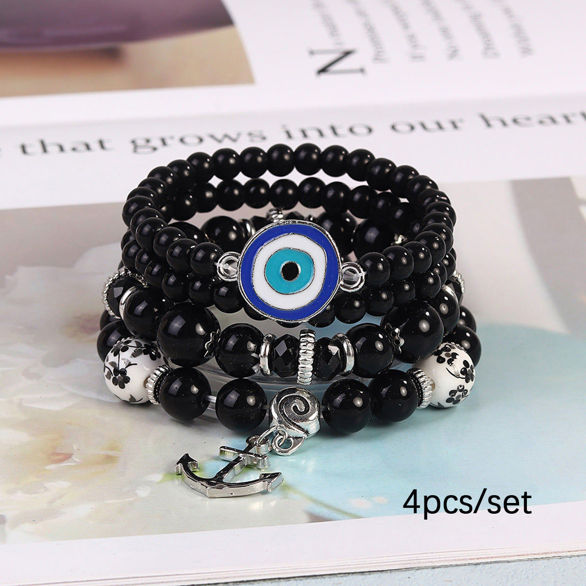 Evil Eye Beaded Bracelet