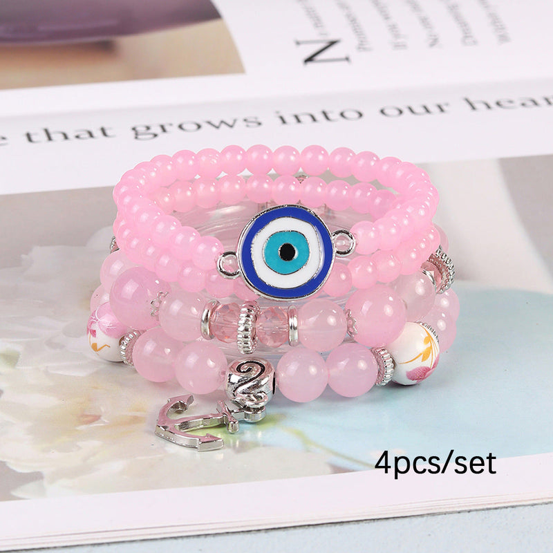Evil Eye Beaded Bracelet