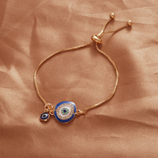 Evil Eye Gold Bracelet