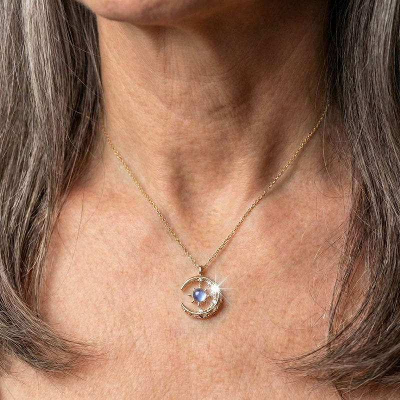 Star Moon Chain Necklace