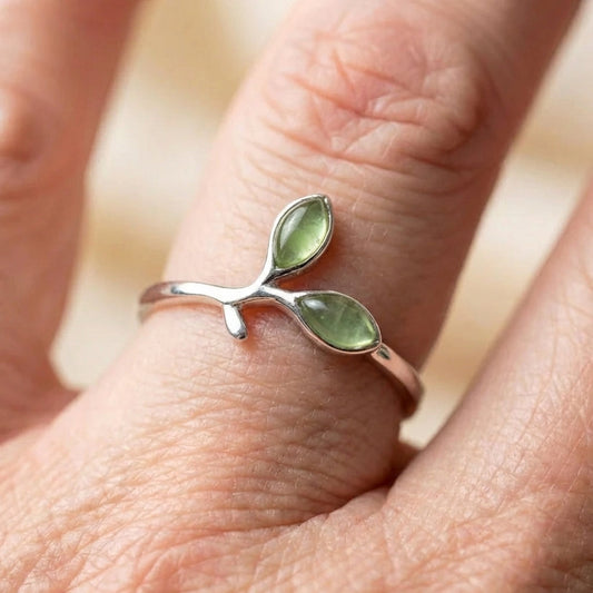 Foliage Silver Ring