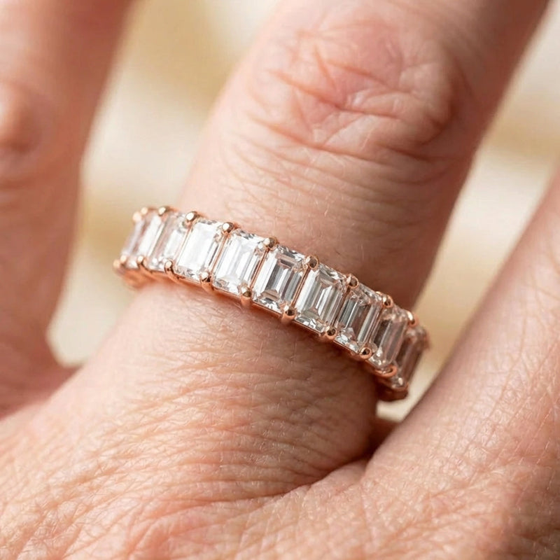 Crystal Engagement Ring