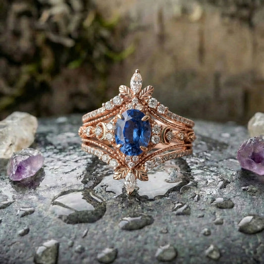 Elegant Blue Sapphire Ring