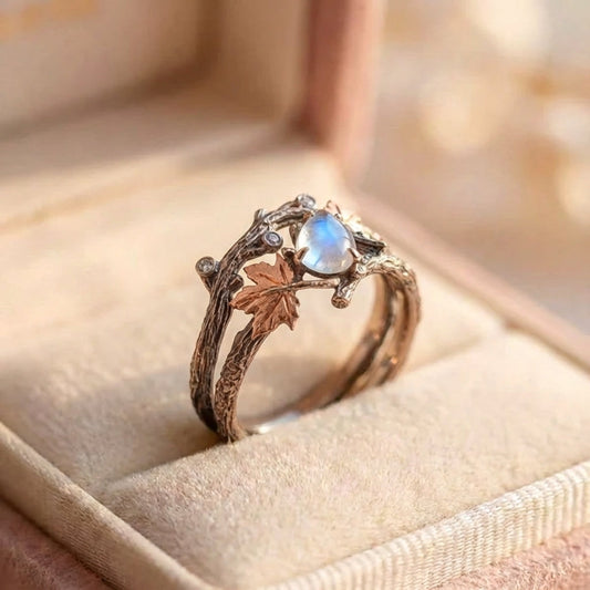 Nature Moonstone Ring