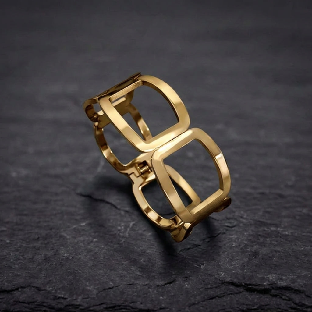 Vintage Hollow Cuff Bangle Bracelet