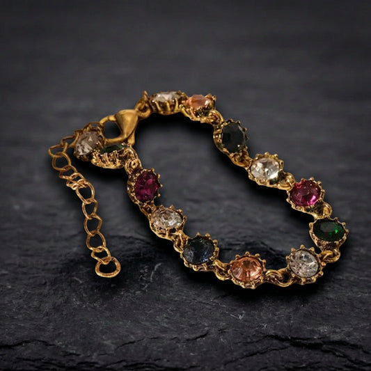 Vintage Colorful Exquisite Circle Elegant Bracelet