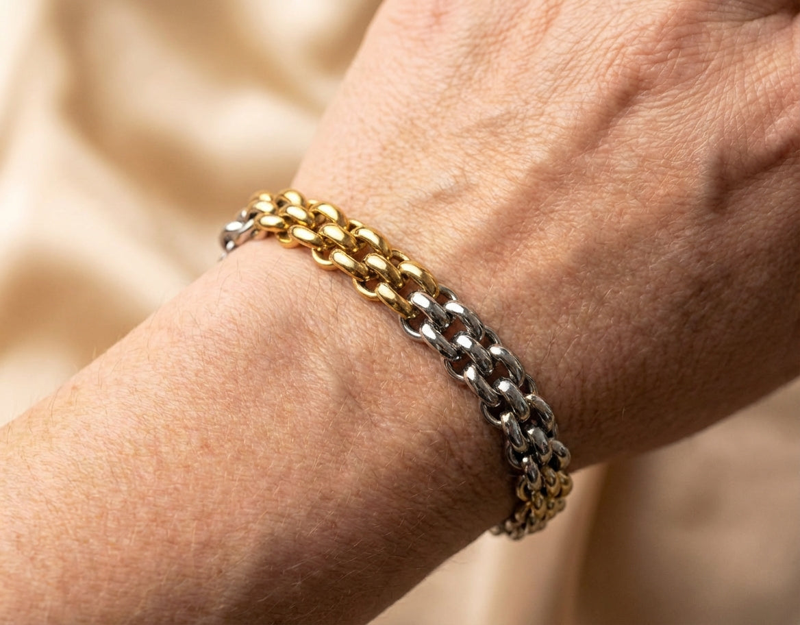 Handmade Braided Bangle Bracelet