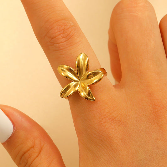 Gold Flower Ring