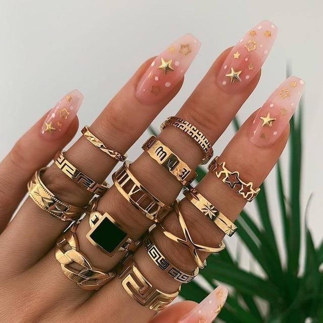 Gold Star Ring