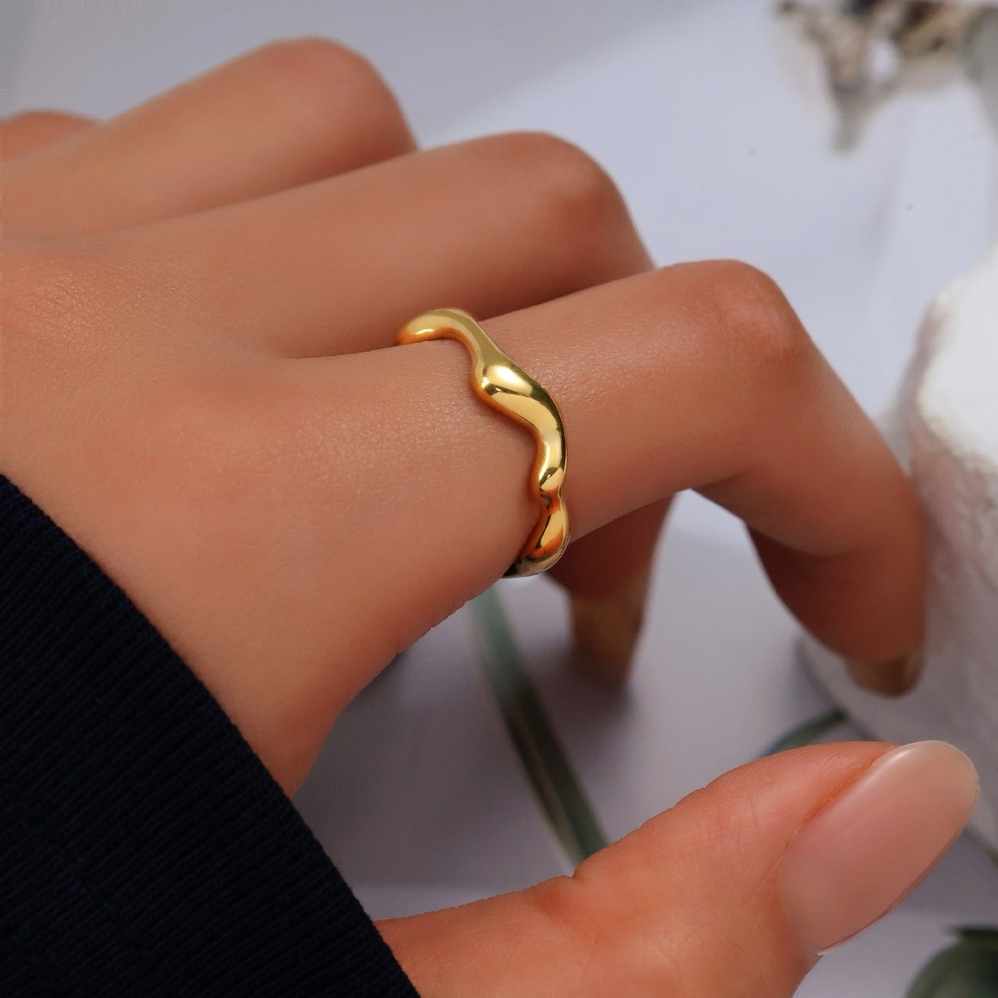 Gold Twisted Ring