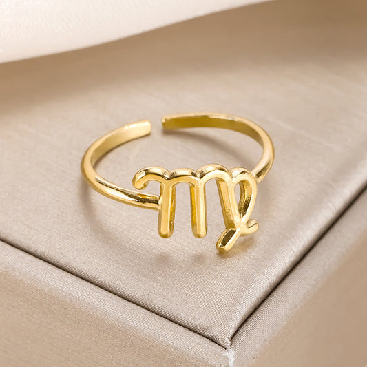 Gold Zodiac Ring