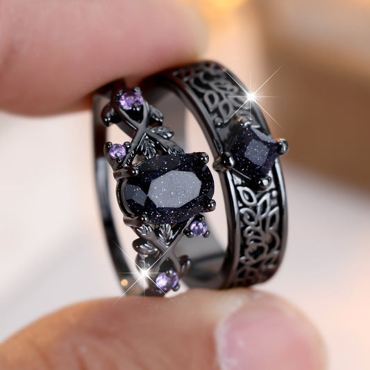 Gothic Amethyst Ring