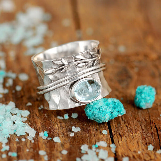 Handmade Aquamarine Ring