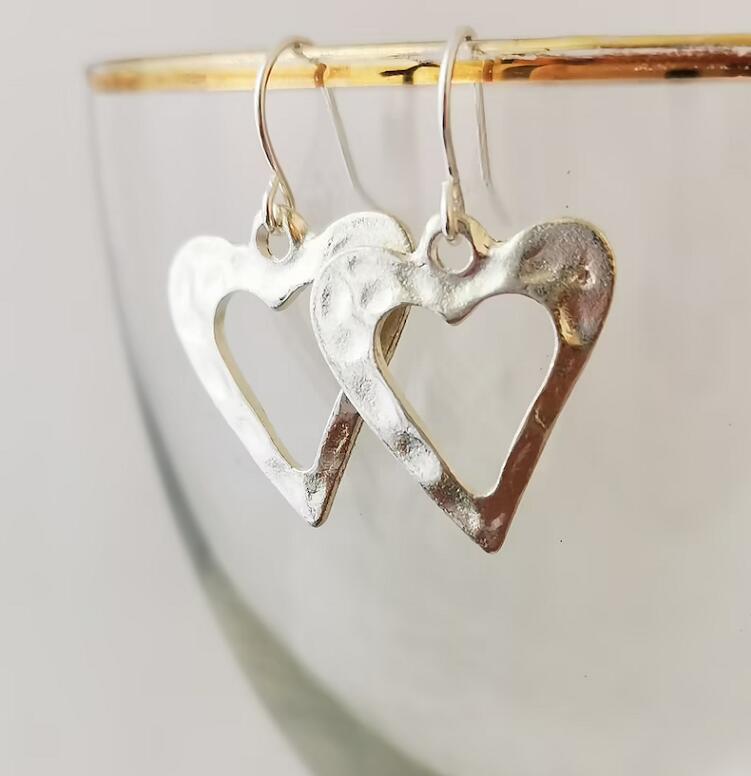 Handmade Heart Earrings