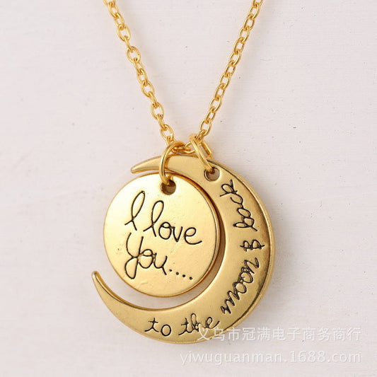 I Love You To The Moon Necklace
