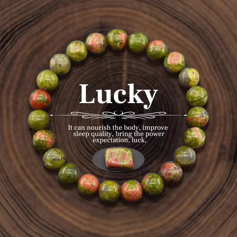 Lucky Unakite Bracelet