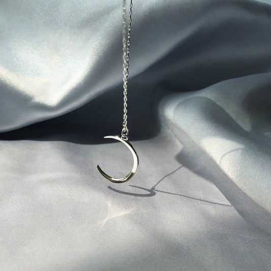 Minimalist Moon Necklace