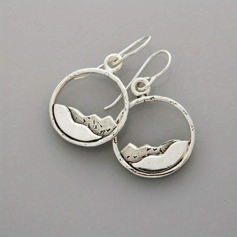 Minimalist Mountain Earrings