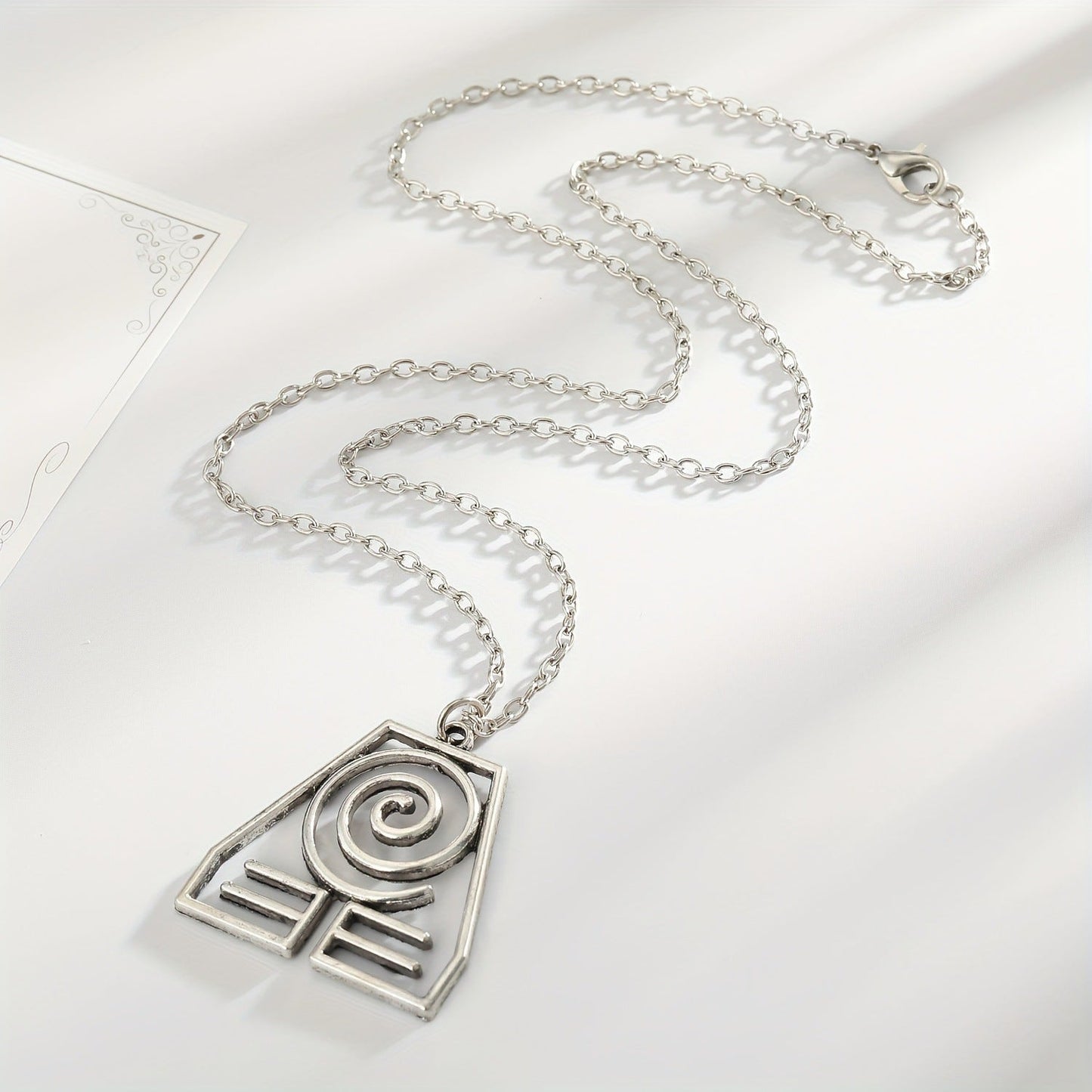 Minimalist Spiral Necklace