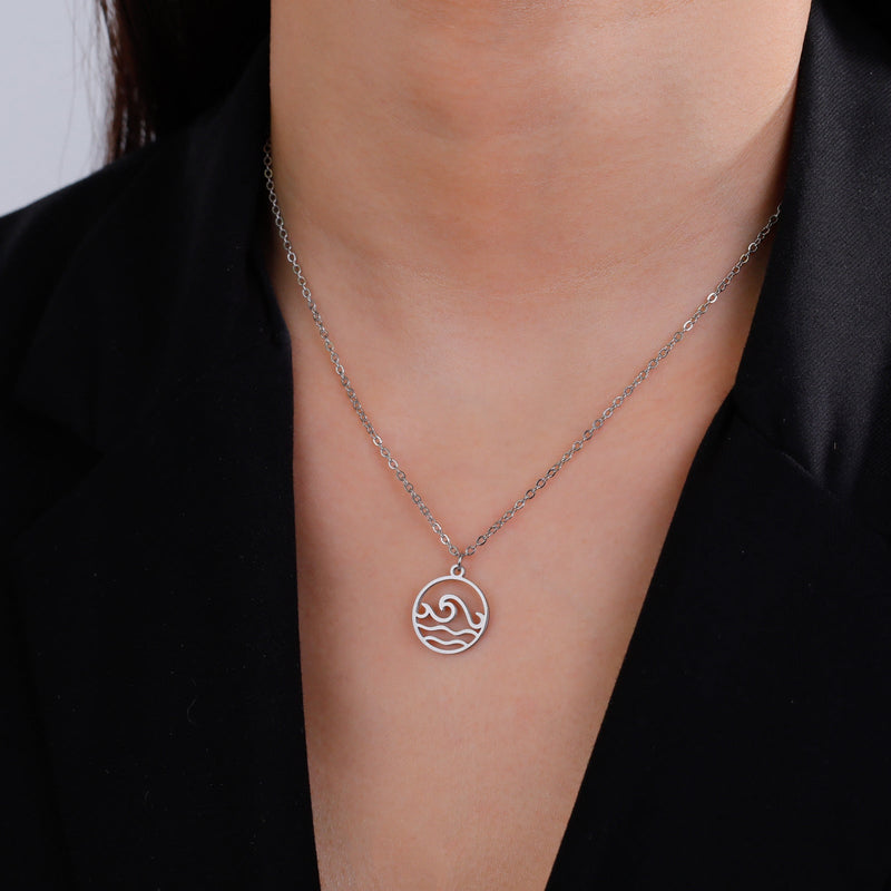 Minimalist Wave Necklace