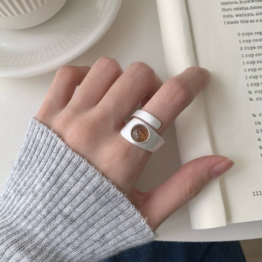 Modern Agate Ring