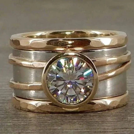 Modern Crystal Ring