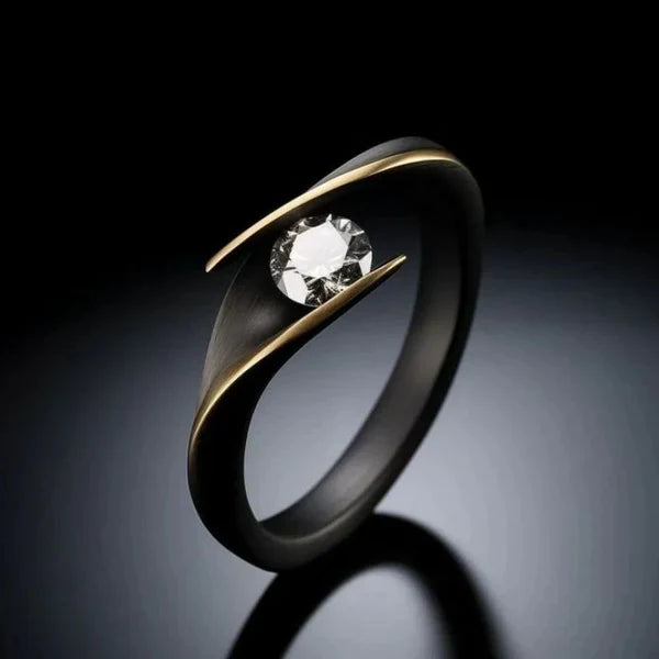 Modern Crystal Ring