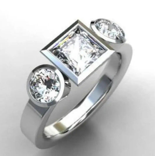 Modern Diamond Ring