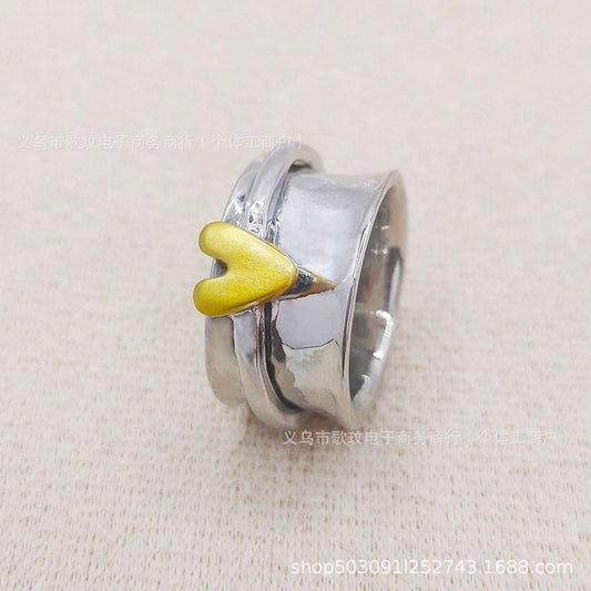 Modern Heart Ring