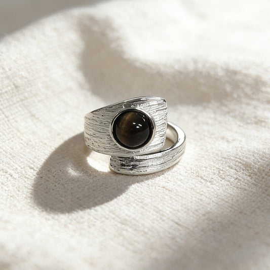 Modern Onyx Ring